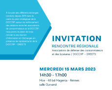 rencontre régionale des associations bretonnes de défense des consommateurs avec la DGCCRF