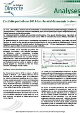 L'activité partielle en 2015 dans les établissements Bretons