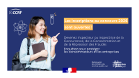 La DGCCRF ouvre les inscriptions à la session 2026 de son concours d'inspecteur de la CCRF 