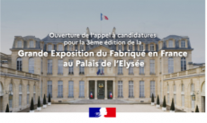 Grande Exposition du Fabriqué en France au Palais de l'Elysée