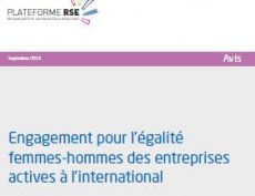 Engagement pour l'égalité femmes-hommes des entreprises actives à l'international