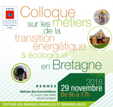 Colloque sur les métiers de la transition énergétique & écologique en Bretagne