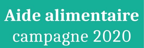 Aide alimentaire 2020